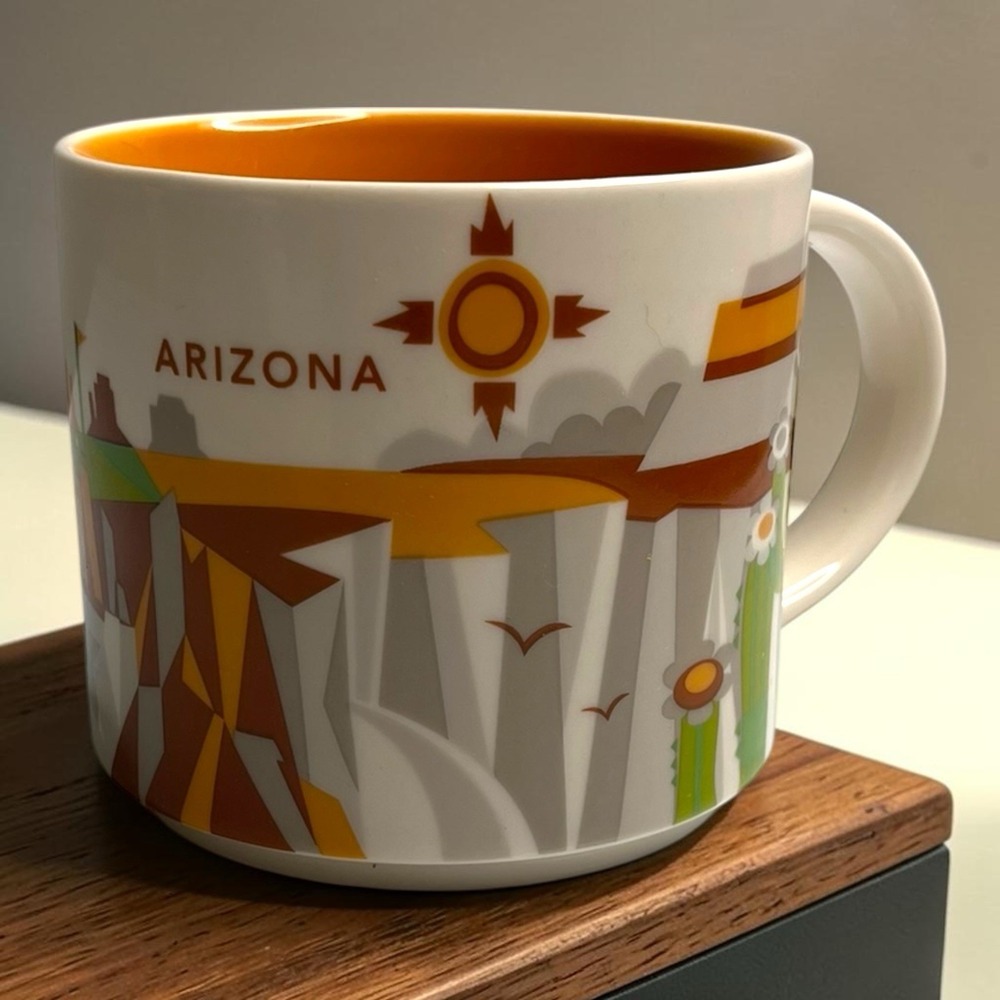 Starbucks Arizona AZ State You are Here Series Coffee Tea Mug Cup 14oz